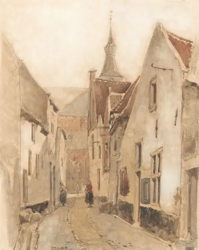 Gezicht In De Ridderstraat Te Hattem