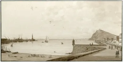 Gezicht Op De Haven Van Barcelona 2