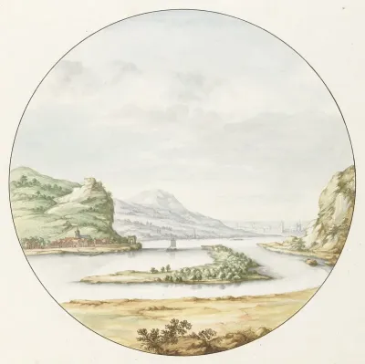 Gezicht Op De Rijn Bij Hammerstein