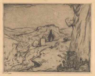Gezicht Op Een Oosterse Stad In Een Dal