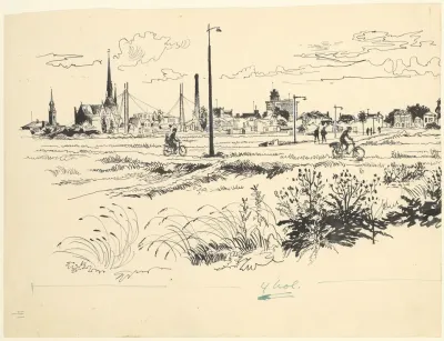 Gezicht Op Koog Aan De Zaan