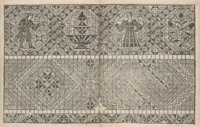 Giardineto Novo Di Punti Tagliati Et Gropposi Per Exercitio Et Ornamento Delle Donne Pl 36