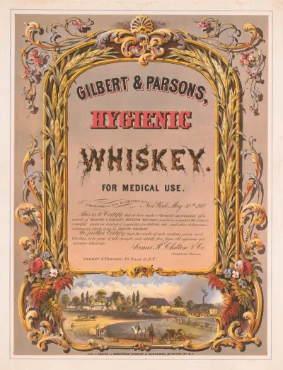 Gilbert Parsons Hygienic Whiskey For Medical Use