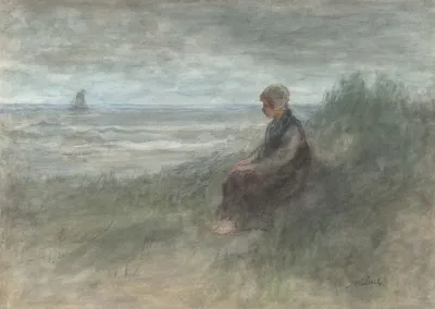 Girl In The Dunes