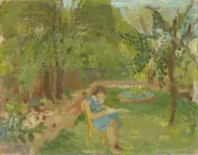 Girl In The Garden 2