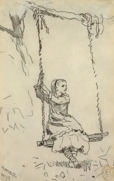 Girl On A Swing 2
