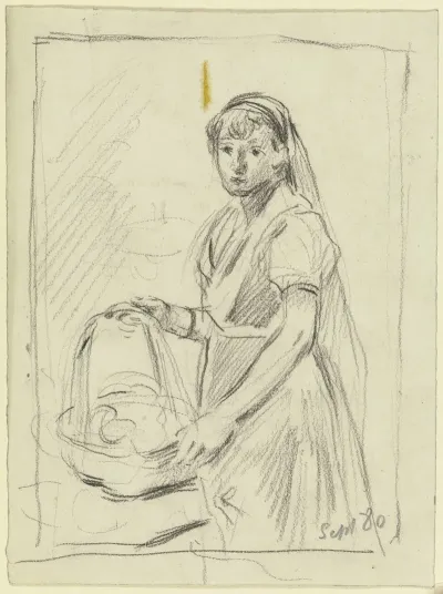 Girl With A Basket