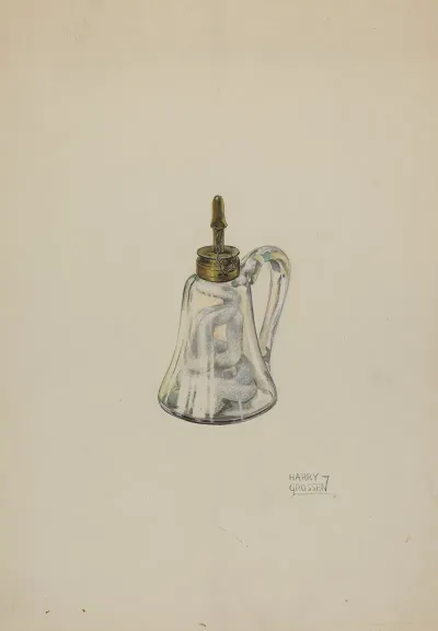 Glass Camphene Lamp