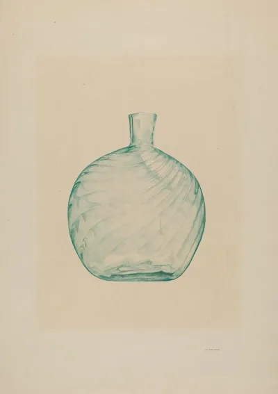 Glass Pocket Flask