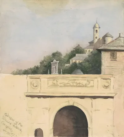 Glimpse Of The Palazzo Doriagenova