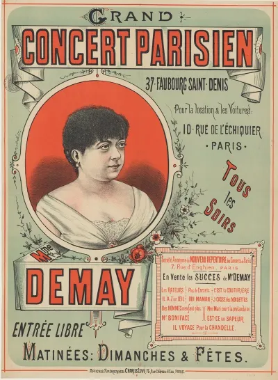 Grand Concert Parisien 37 Faubourg Saint Denis Mme Demay