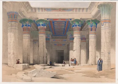 Grand Portico Of The Temple Of Philae Nubia