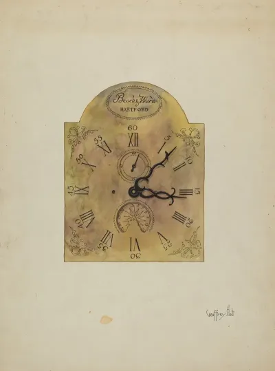 Grandfather Clock Dial