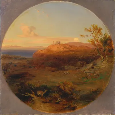 Greek Landscape On The Island Of Aegina