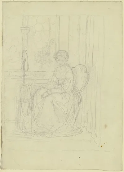 Gretchen At The Spinning Wheel