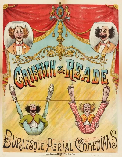Griffith Reade Burlesque Aerial Comedians