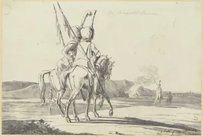 Grosherzoglich Bergische Truppen Patrouille Der Lanzenreiter