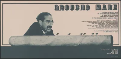 Groucho Marx Cordially Invites You To Join Him And His Friends At A Day At The Races