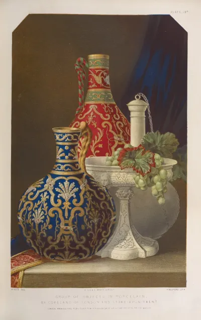 Group Of Objects In Porcelain