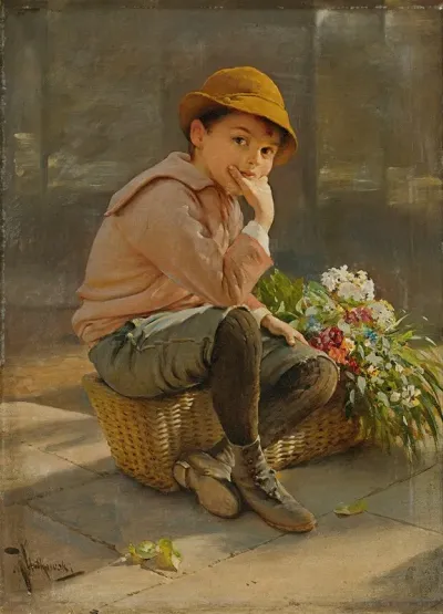 Guarding The Flower Basket