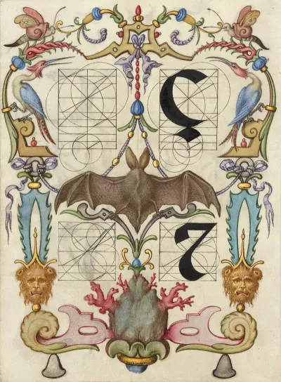 Guide For Constructing The Letters C And Tironian Et