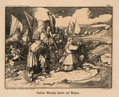 Gustav Adolph Landet Auf Rugen