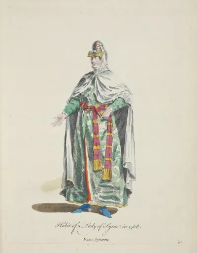 Habit Of A Lady Of Syria In 1568 Dame Syrienne
