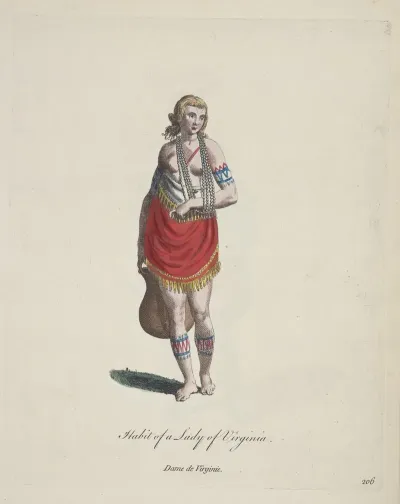 Habit Of A Lady Of Virginia Dame De Virginie