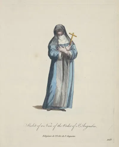 Habit Of A Nun Of The Order Of St Augustin