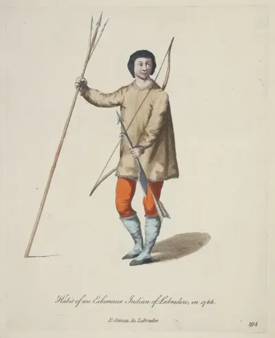 Habit Of An Eskimaux Indian Of Labrador In 1766 Eskimau Du Labrador