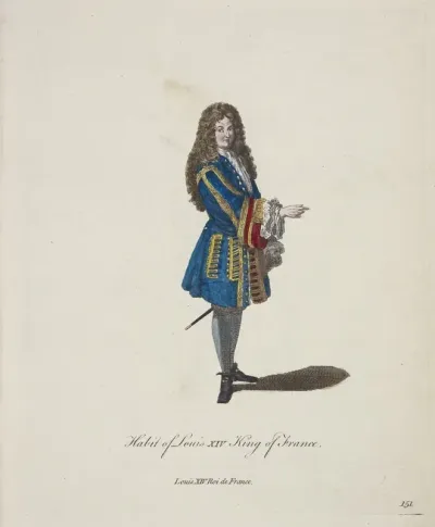 Habit Of Louis XIV King Of France Louis XIV Roi De France