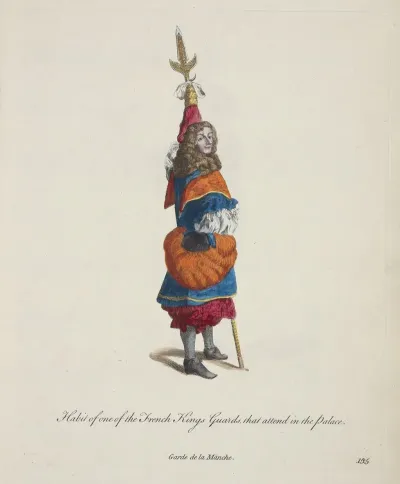 Habit Of One Of The French Kings Guards That Attend In The Palace Garde De La Manche