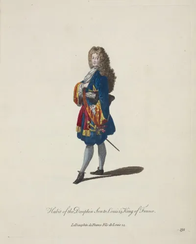 Habit Of The Dauphin Son To Louis Xiv King Of France Le Dauphin De France Fils De Louis Xiv