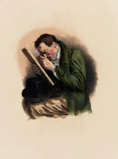 Habitue Des Ventes Publiques The Attendant At Public Auctions