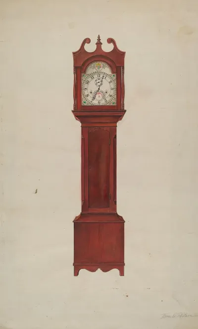 Hall Clock Grandfathers Clock