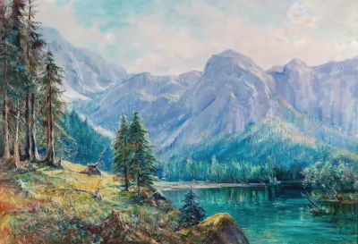 Hallstattersee With View Of The Dachstein