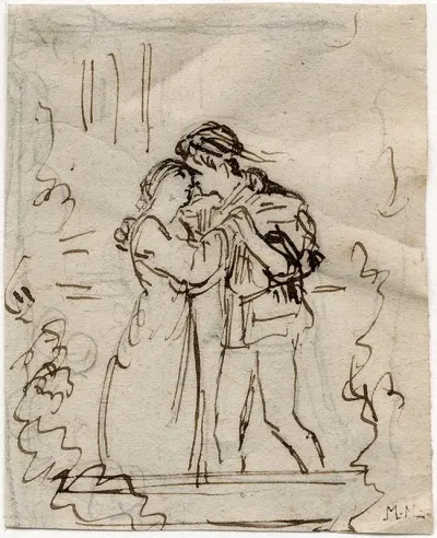 Hamlet Contempleert De Schedel Van Yorick