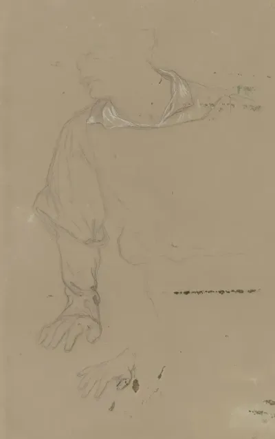 Hamlet Den Arm Aufstutzend