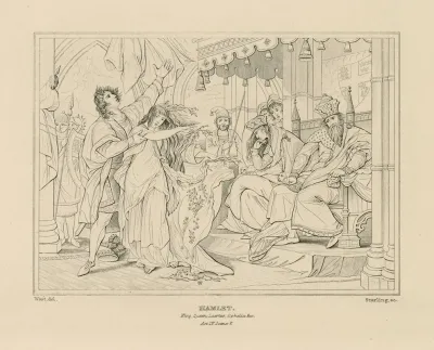 Hamlet King Queen Laertes Ophelia C Act Iv Sc V