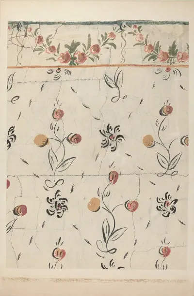 Hand Painted Wall Detail