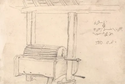Hand Rolling Machine To Wash Potatoes