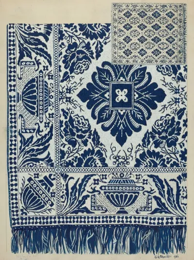Handwoven Coverlet 6