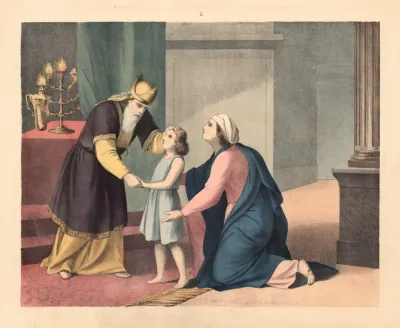 Hannah Presents Samuel To Eli
