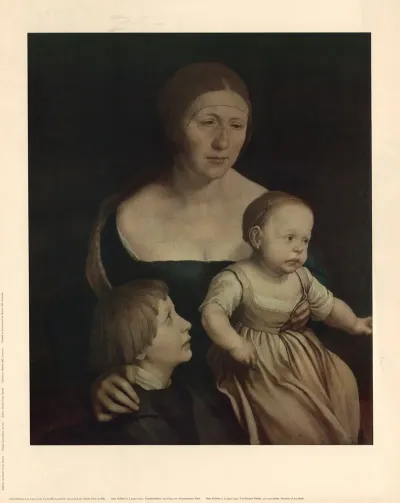 Hans Holbein The Younger The Painters Family