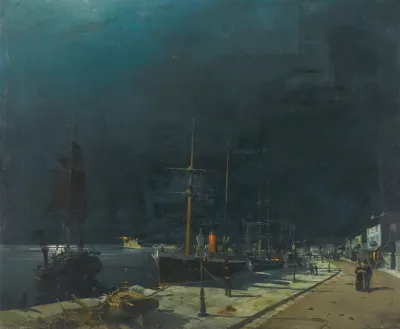 Harbour At Night