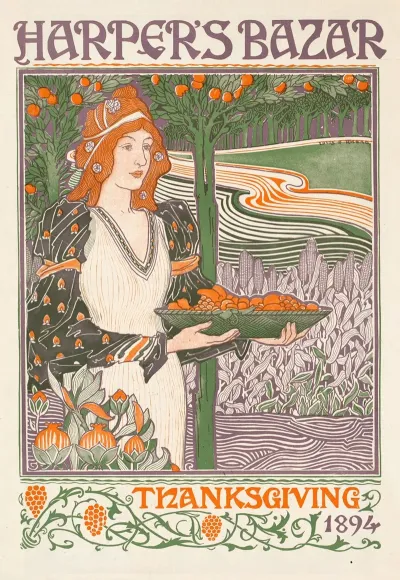Harpers Bazar Thanksgiving 1894