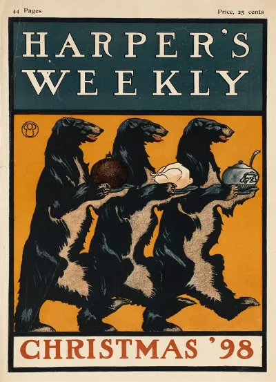Harpers Weekly Christmas 98