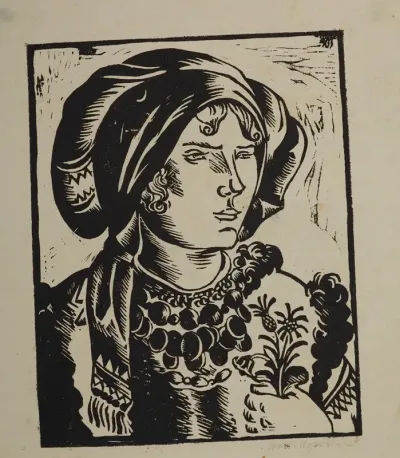 Head Of A Hutsul Woman