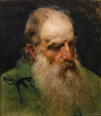 Head Of A Man Looking Down
