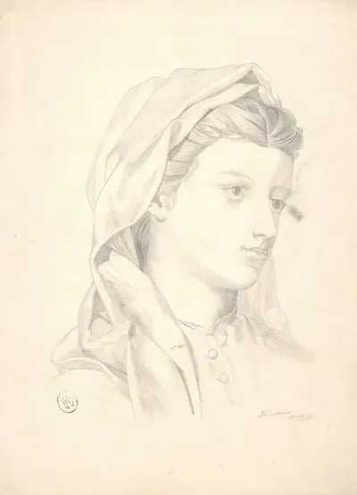 Head Of A Young Woman 12
